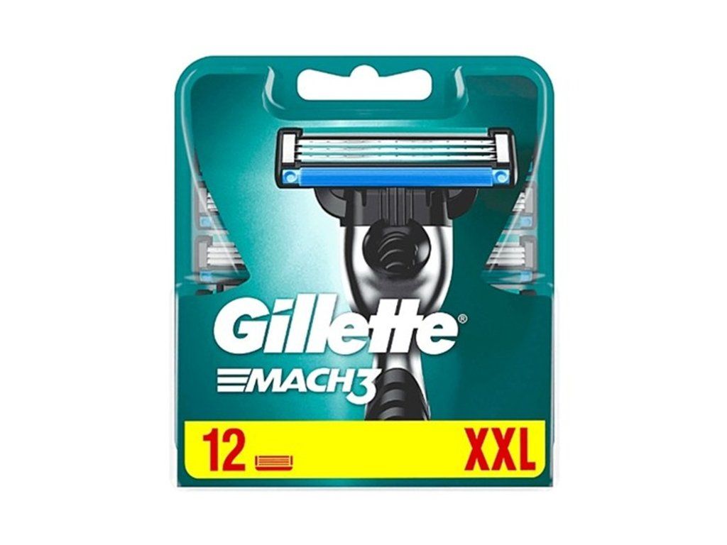 Gillette Mach3 náhradní břity 12 ks